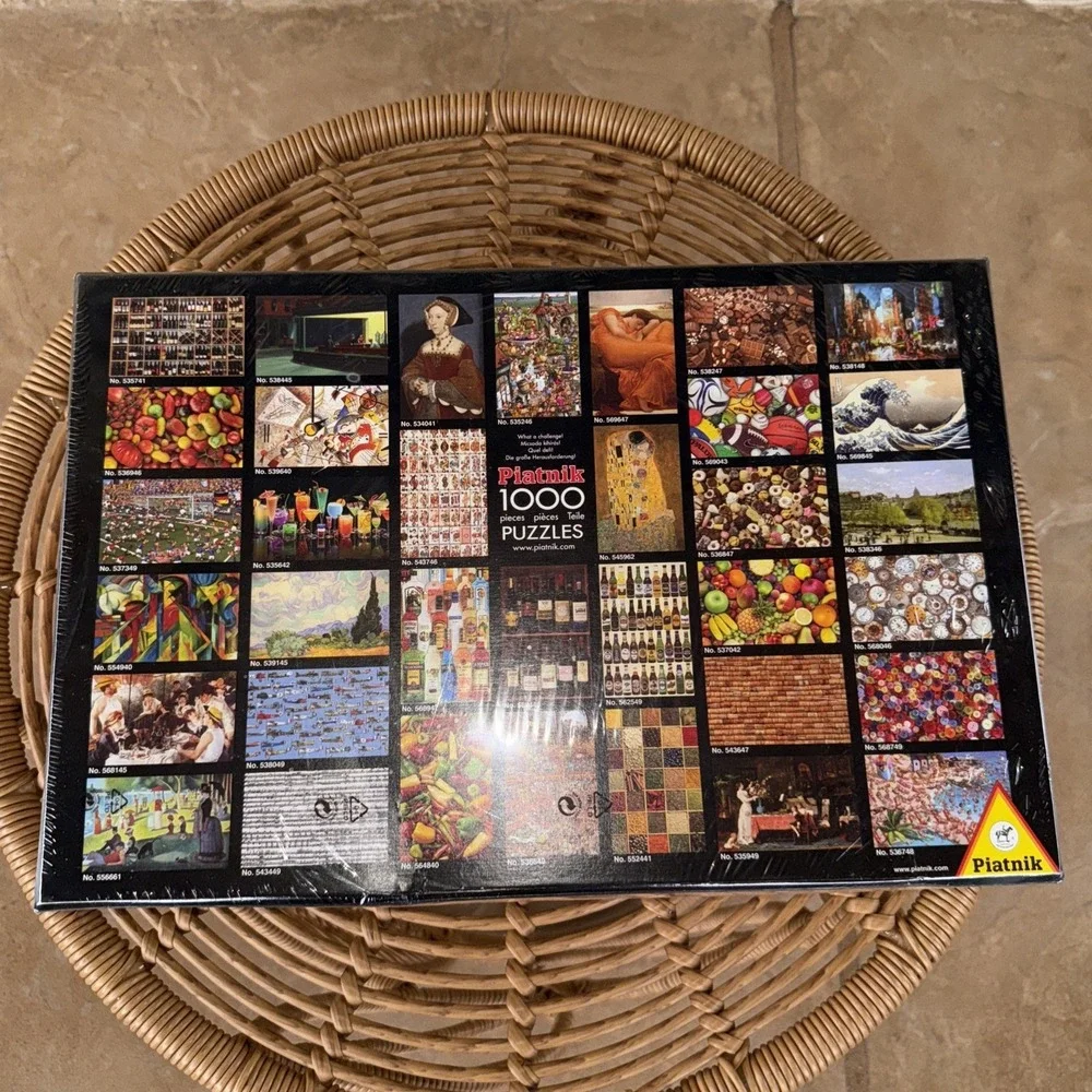 Wine Lovers! Piatnik Jigsaw Puzzle #543647 -  WINE CORKS  1000 Pieces - NEW